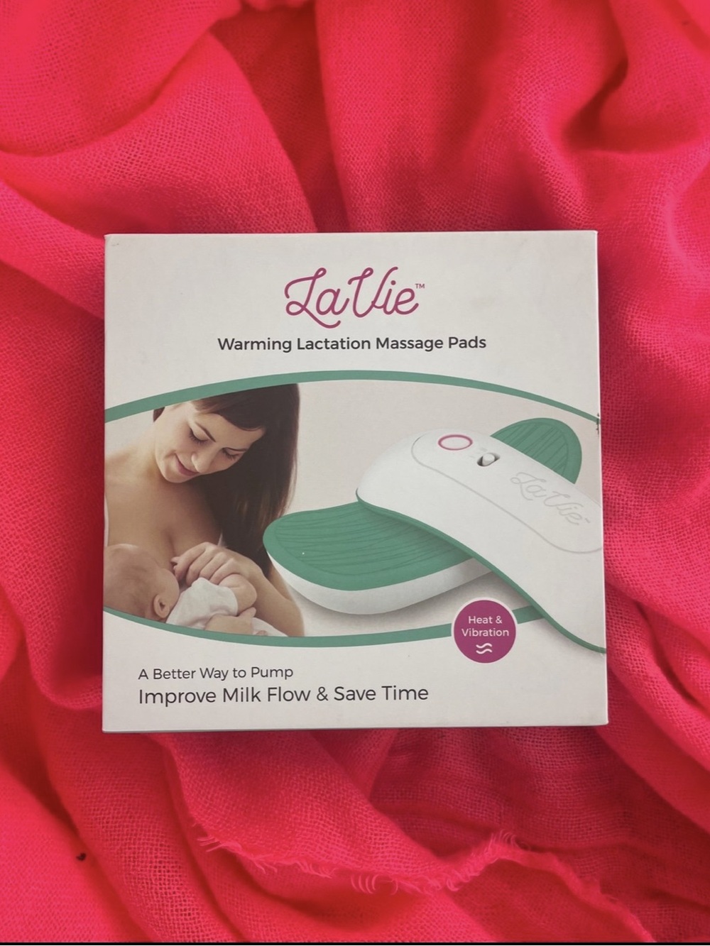 LaVie Warming Lactation Massage Pads (2-Pack) – Teal